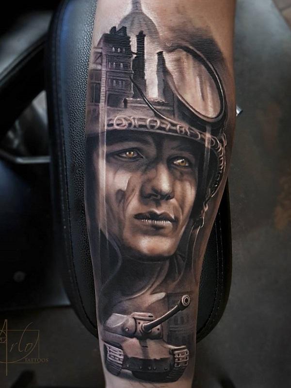 Krieg Tattoo