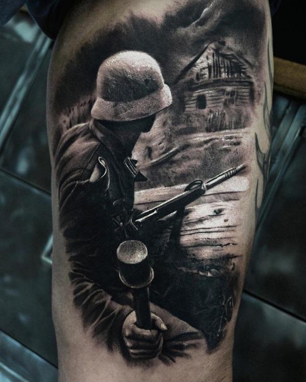 Krieg Tattoo