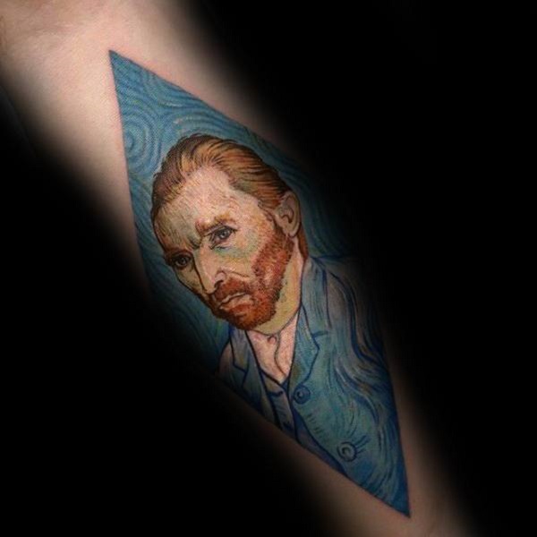 Vincent van Gogh tetuje autoportrét Vincenta Van Gogha