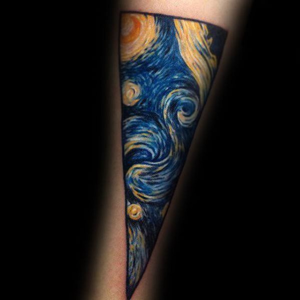 Vincent van Gogh Tattoos Ein weiteres kreatives Starry Night Tattoo