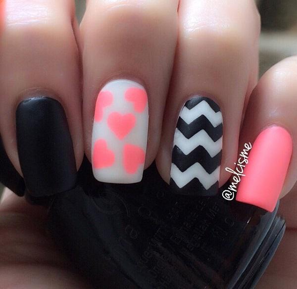 chevron nail art-1