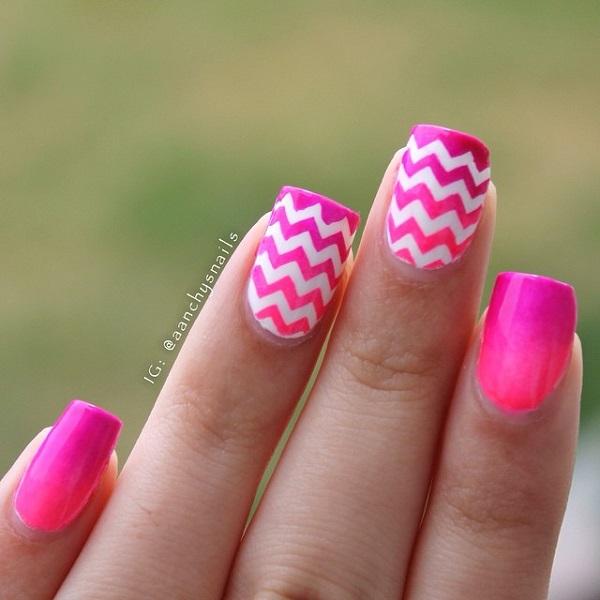 chevron nail art-9