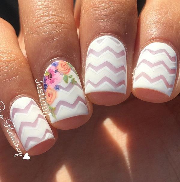 chevron nail art-12