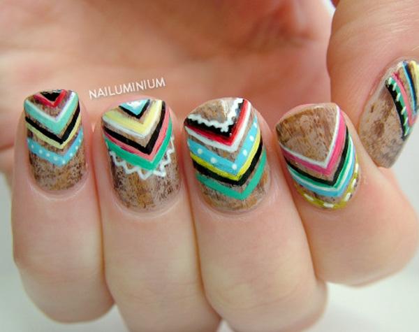 chevron nail art-42