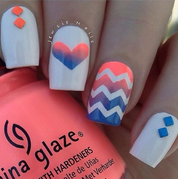 chevron nail art-27