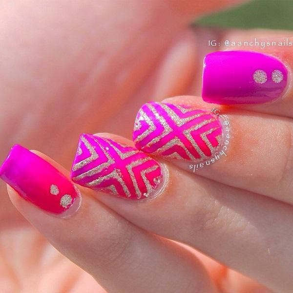 chevron nail art-7