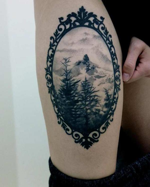 Wald und Berg Tattoo-33