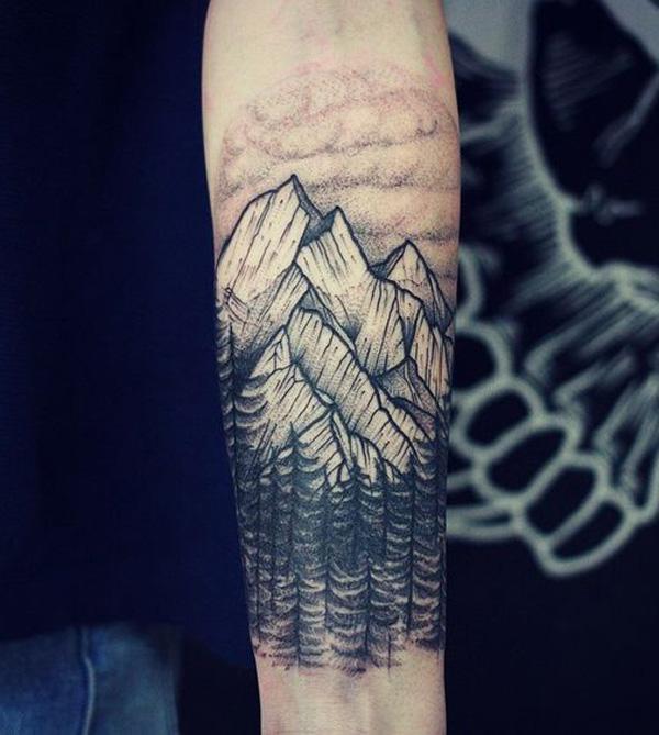 Wald und Berg Tattoo-38