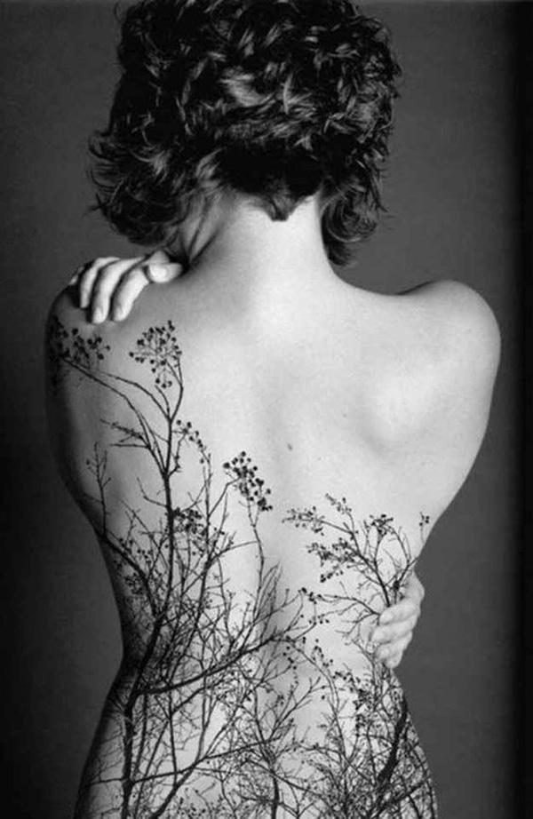 Tetování na stromě obránce pro ženy