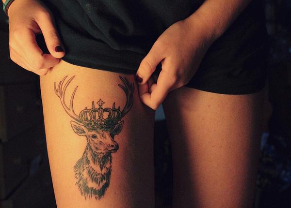 Tetování jelení koruny