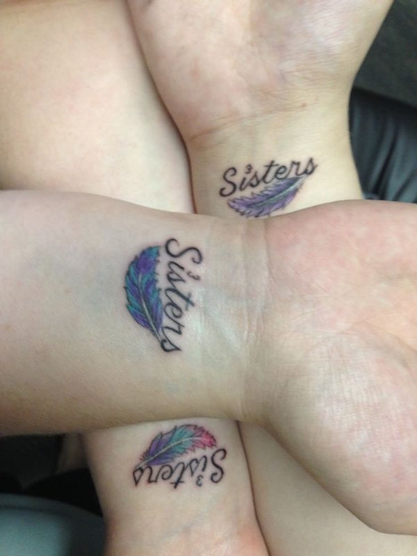 45 sesterských tetování k vytvoření trvalé vazby