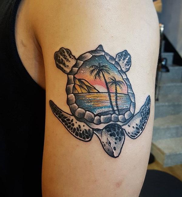 Schildkröte Tattoo