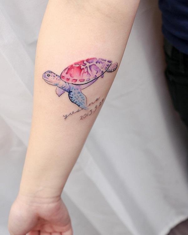 Schildkröte Tattoo