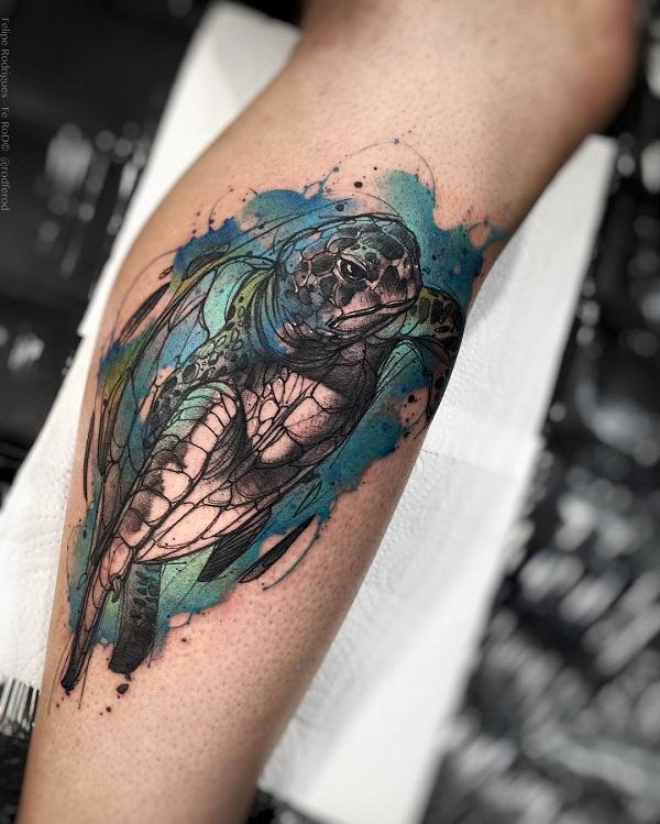 Schildkröte Tattoo