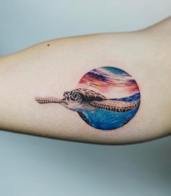 Schildkröte Tattoo