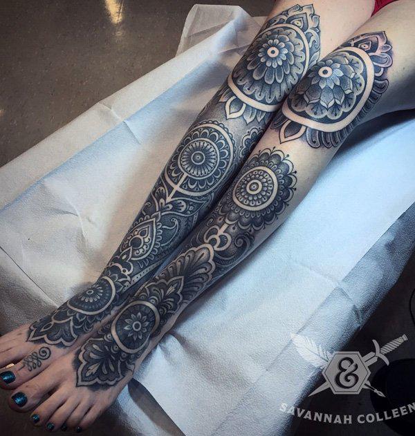Mandala tele tetování-41