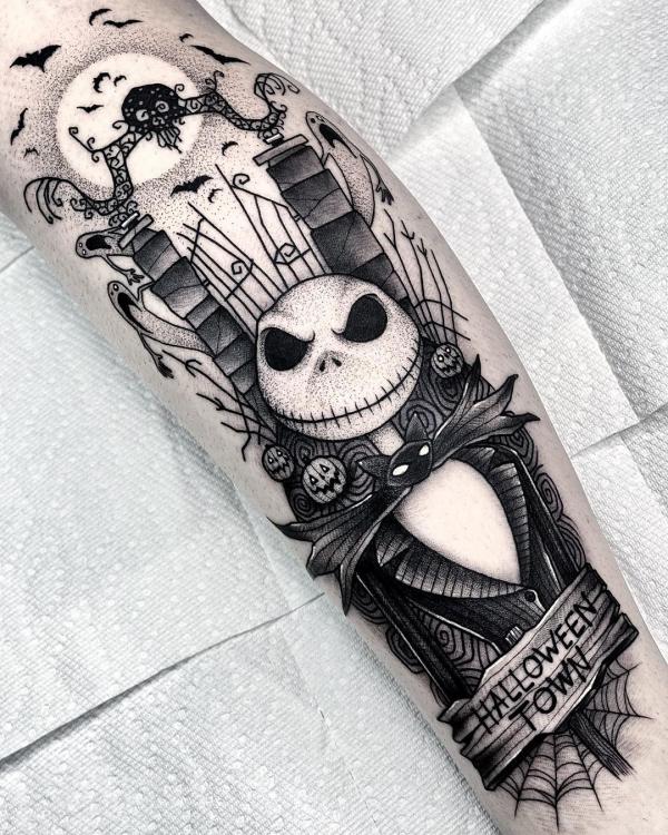 Jack Skellington tečka na noze 1