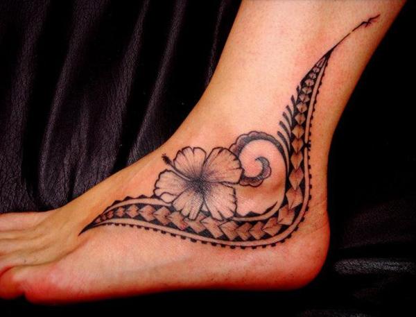 Kmenové tetování nohou