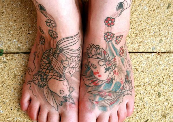 Fisch passende Tattoos