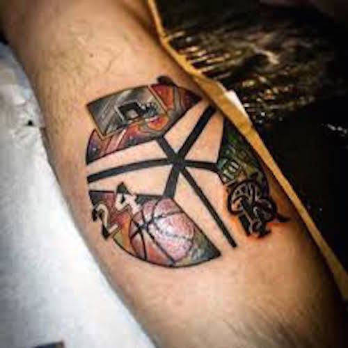 50 Basketball-Tattoos, die einfach so erstaunlich sind, sie sind ein Slam Dunk