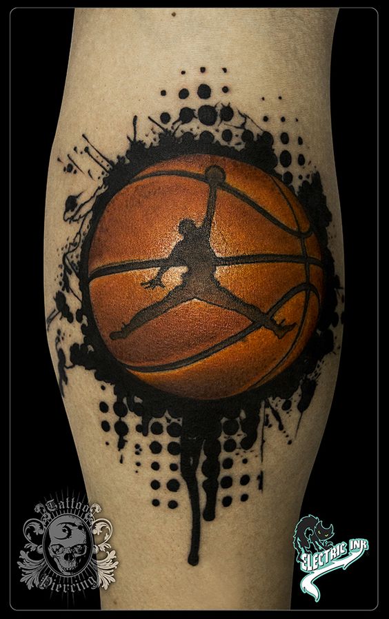 50 Basketball-Tattoos, die einfach so erstaunlich sind, sie sind ein Slam Dunk