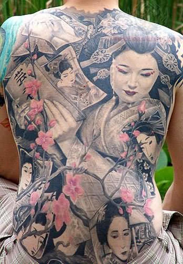 Verteidiger Geisha Tattoo