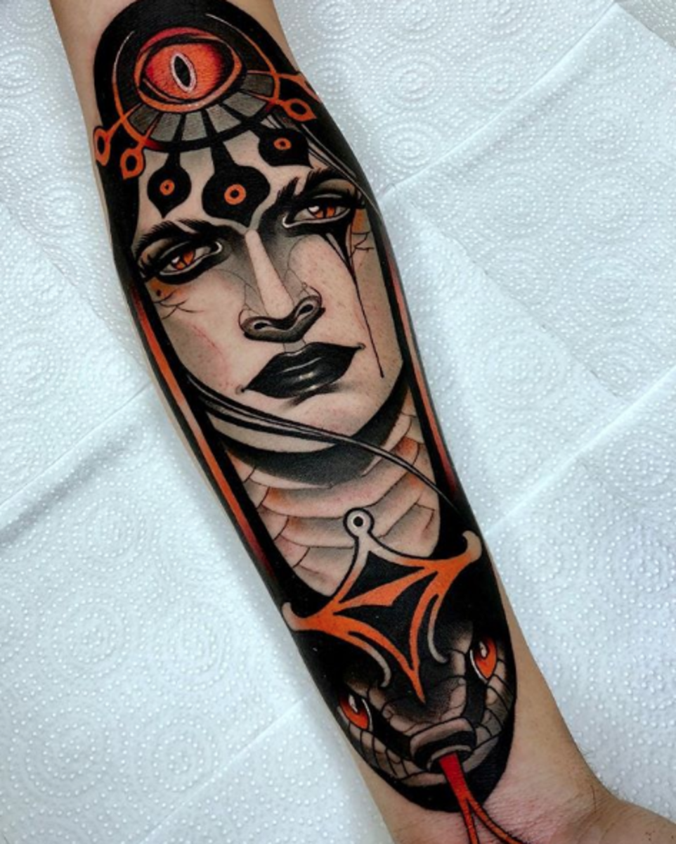 Tattoo, Tätowierer, Tattoo-Idee, Tattoo-Inspiration, Tattoo-Design, Tattoo-Kunst, Tätowiererin, eingefärbt, inkedmag