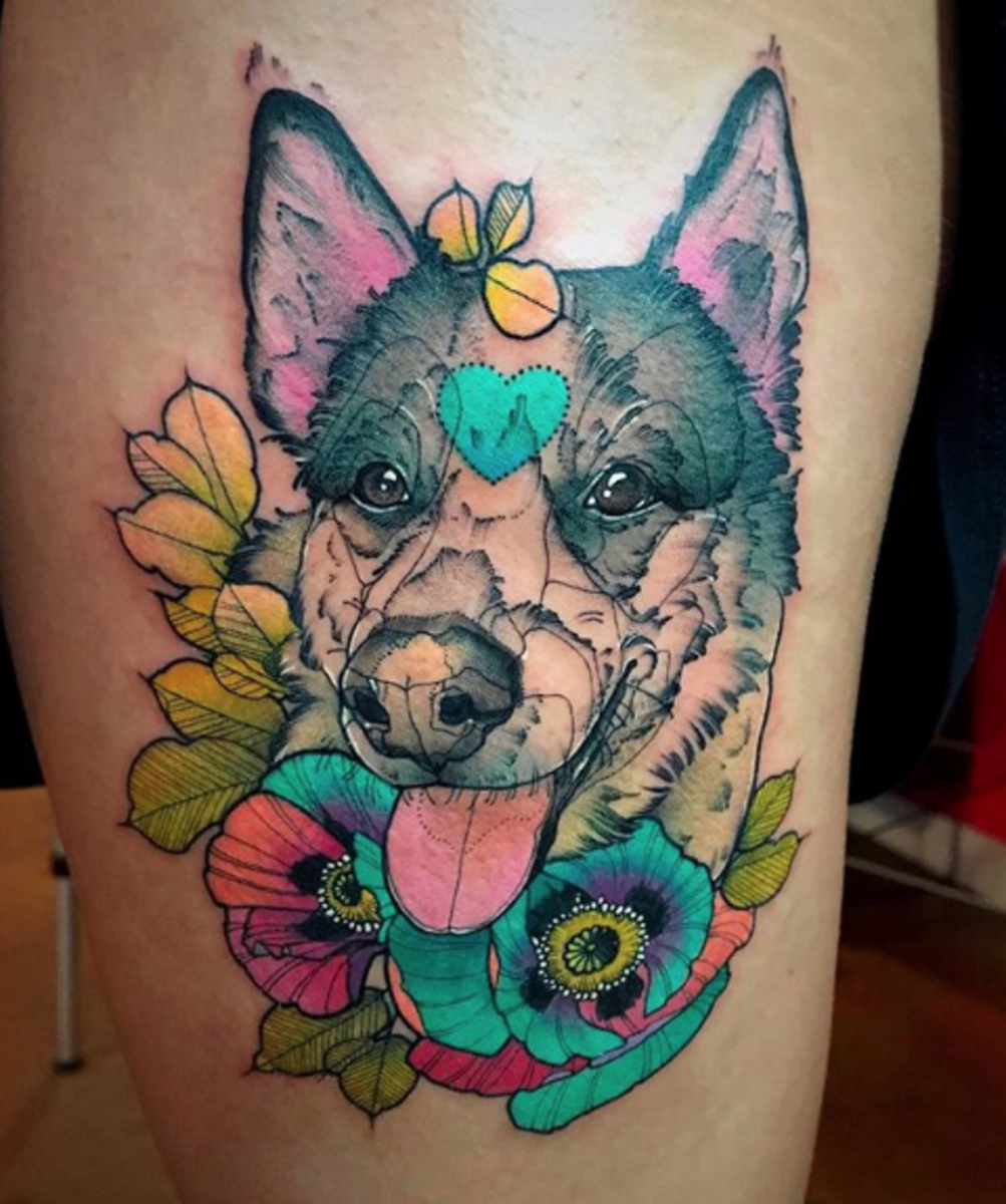 Tattoo, Tätowierer, Tattoo-Idee, Tattoo-Inspiration, Tattoo-Design, Tattoo-Kunst, Tätowiererin, eingefärbt, inkedmag