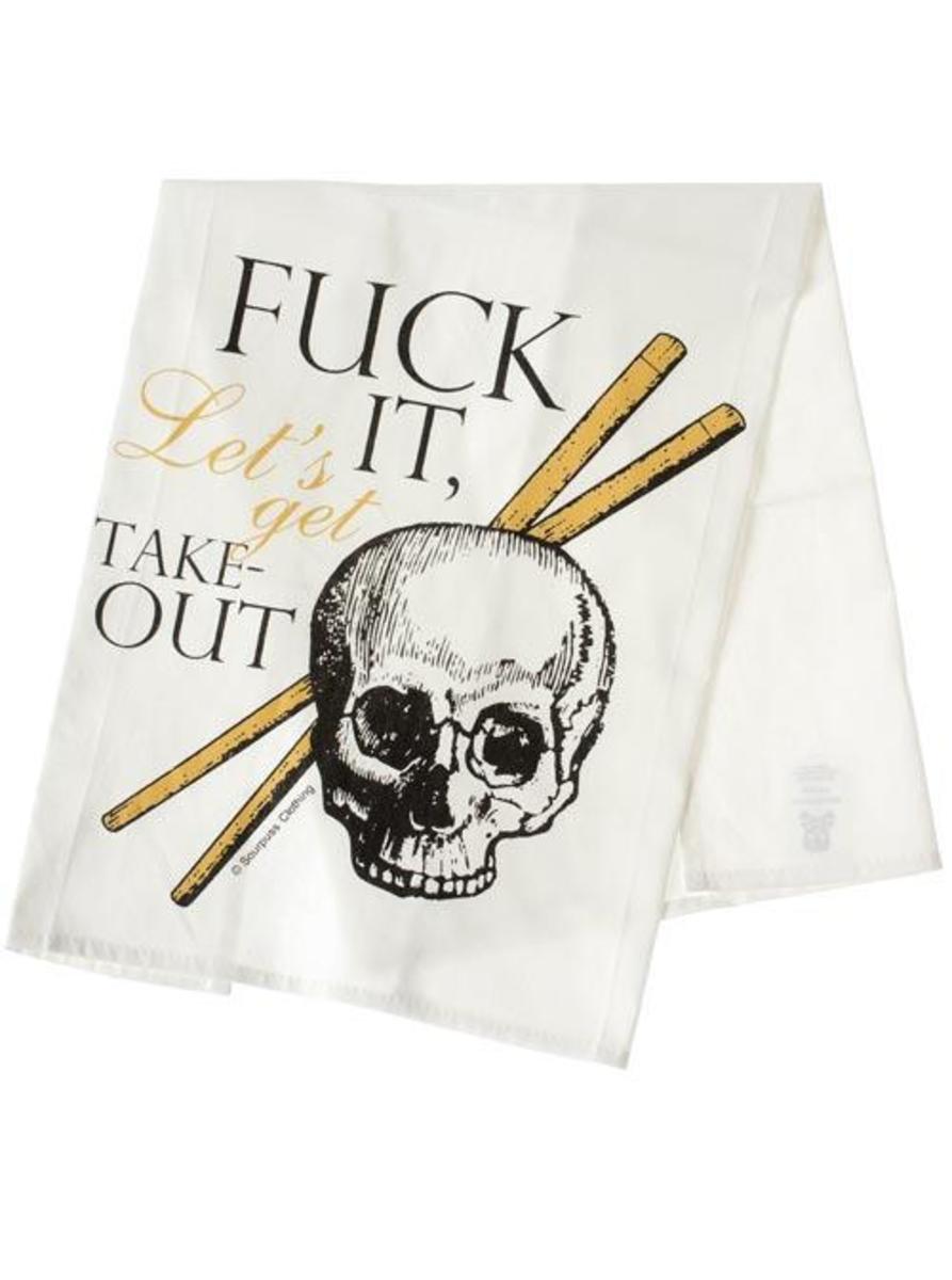 Takeout Tea Towel od Sourpuss