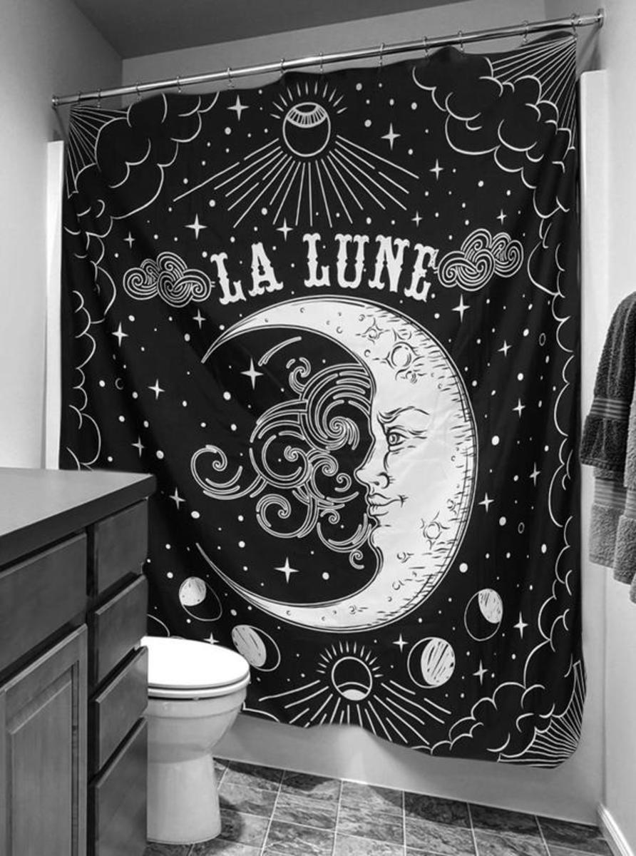 La Luna Duschvorhang von Rat Baby