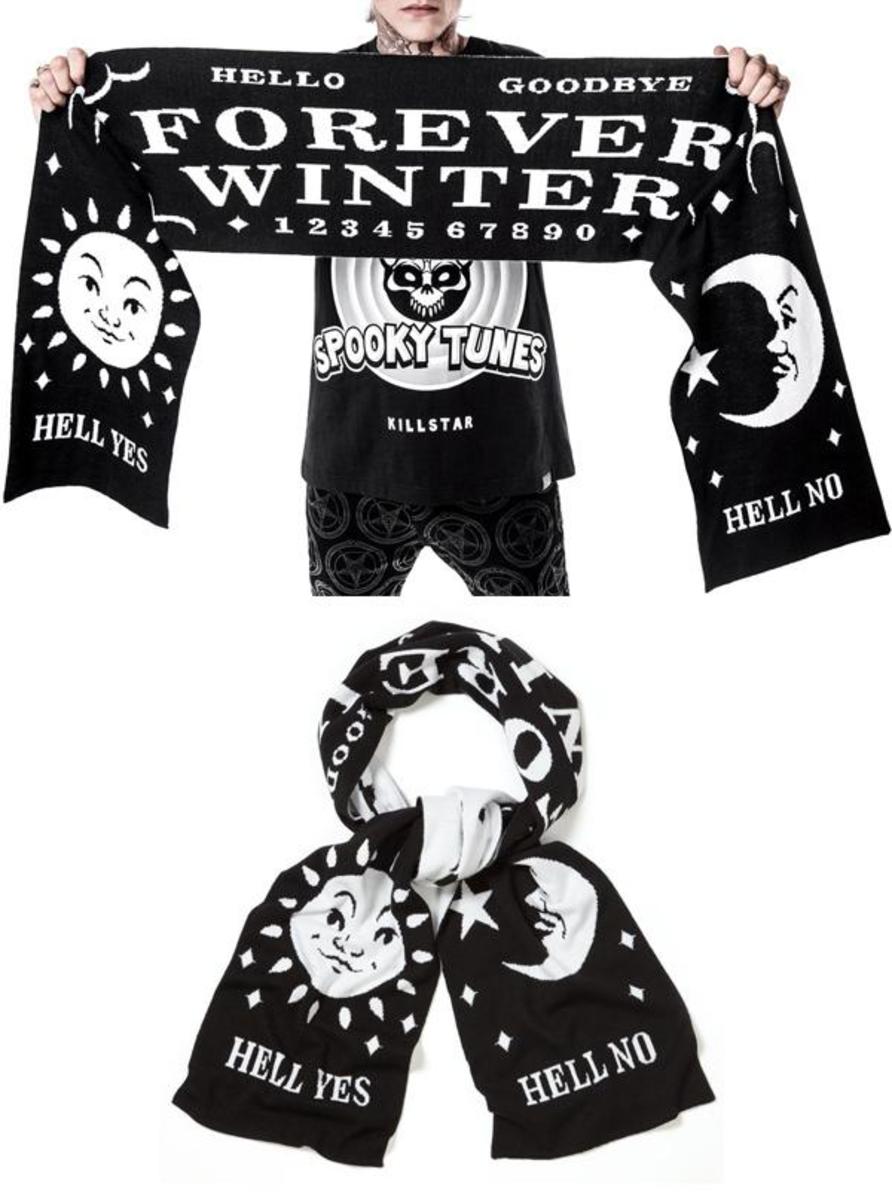 Forever Winter Strickschal von Killstar