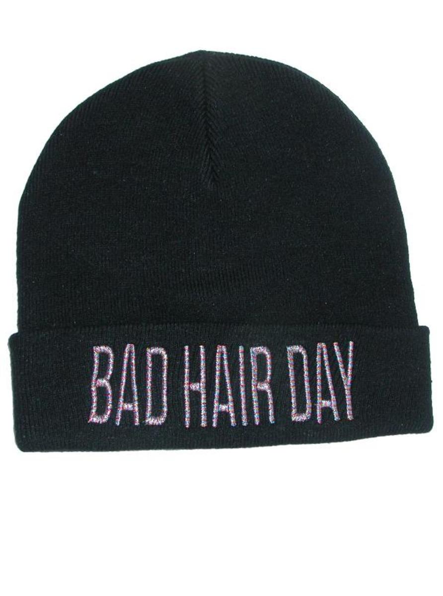 Bad Hair Day Rippstrickmütze