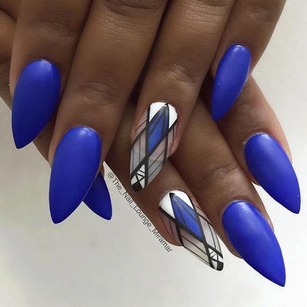 modrý nail art-37