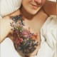 Tattoo, Tätowierer, Tattoo-Design, Tattoo-Inspiration, Tattoo-Idee, Brustkrebs, Mastektomie-Tattoo, eingefärbt, inkedmag