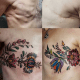 Tattoo, Tätowierer, Tattoo-Design, Tattoo-Inspiration, Tattoo-Idee, Brustkrebs, Mastektomie-Tattoo, eingefärbt, inkedmag
