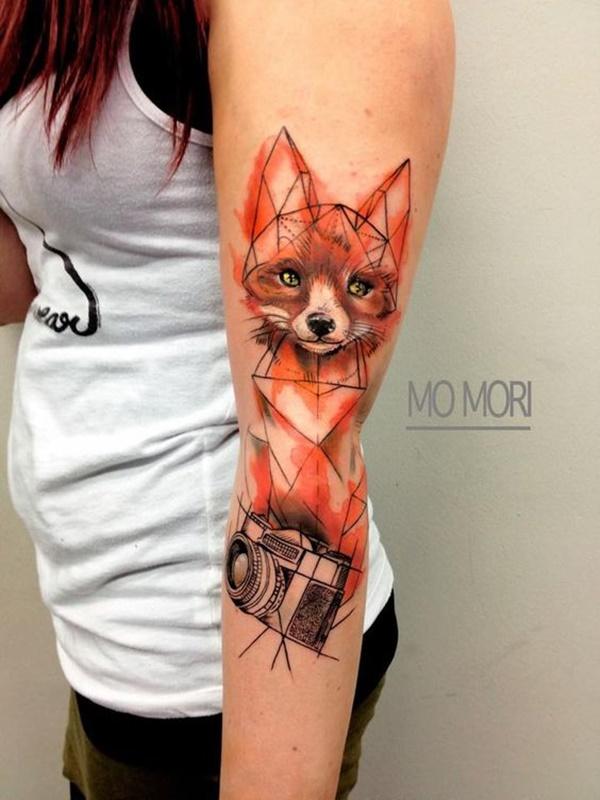 water-color-fox-tattoo