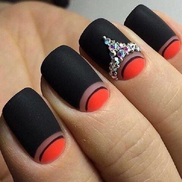 multicolor-half-moon-nail-art