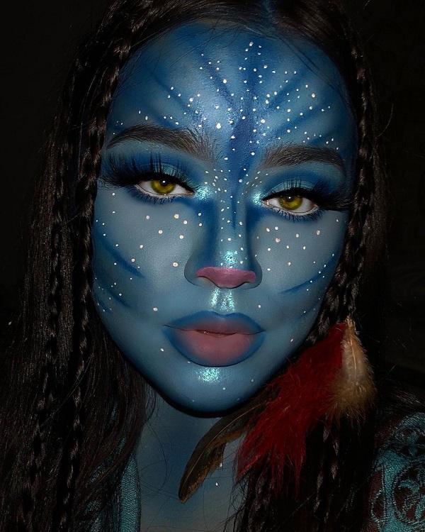 Charmantes Mystique Halloween Make-up