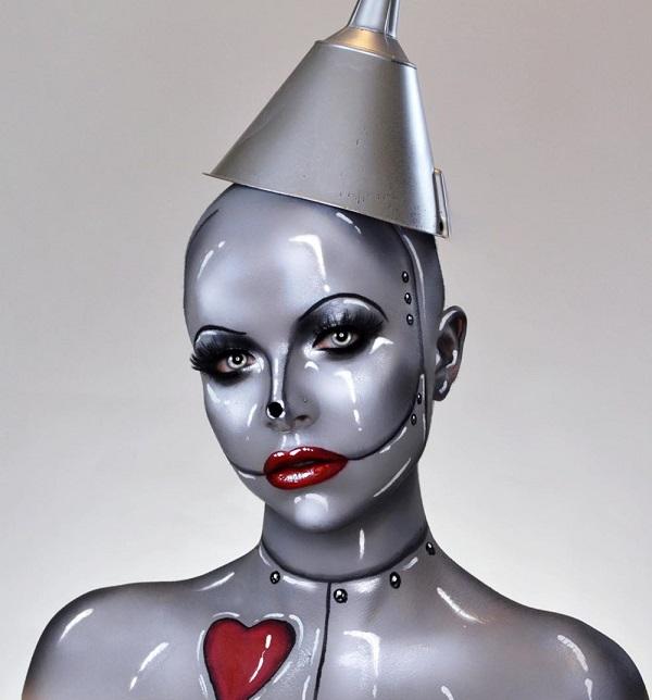 Tin Woman Halloween Make-up