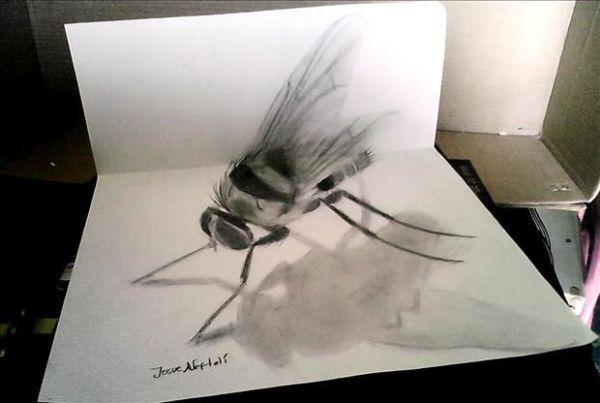 Eine Insekten-3D-Zeichnung von Jose A.
