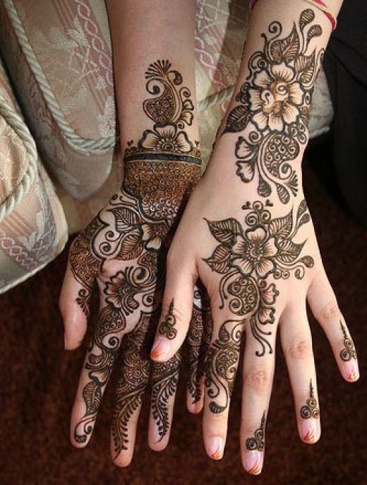 Mehndi Tattoo Design