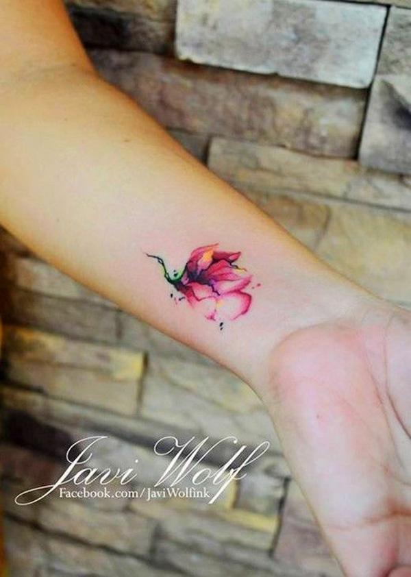 Mini-Aquarell-Tattoos