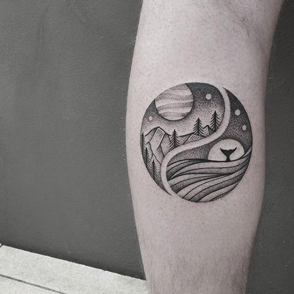 Yin Yang Bein Tattoo-8