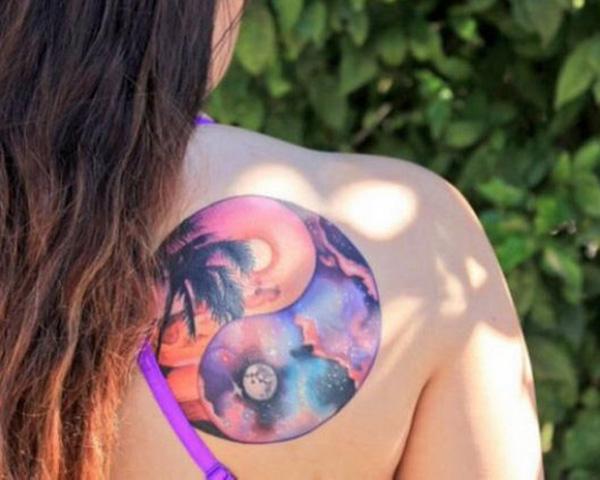 buntes Yin-Yang-Tattoo-39