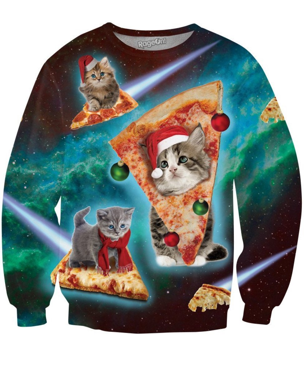 سويت شيرت من MEOWY CHRISTMAS CREWNECK