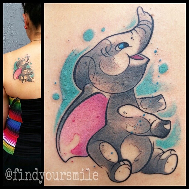 50 Original-Elefanten-Tattoo-Designs. # 7 ist Genie.