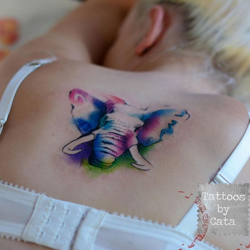 50 Original-Elefanten-Tattoo-Designs. # 7 ist Genie.