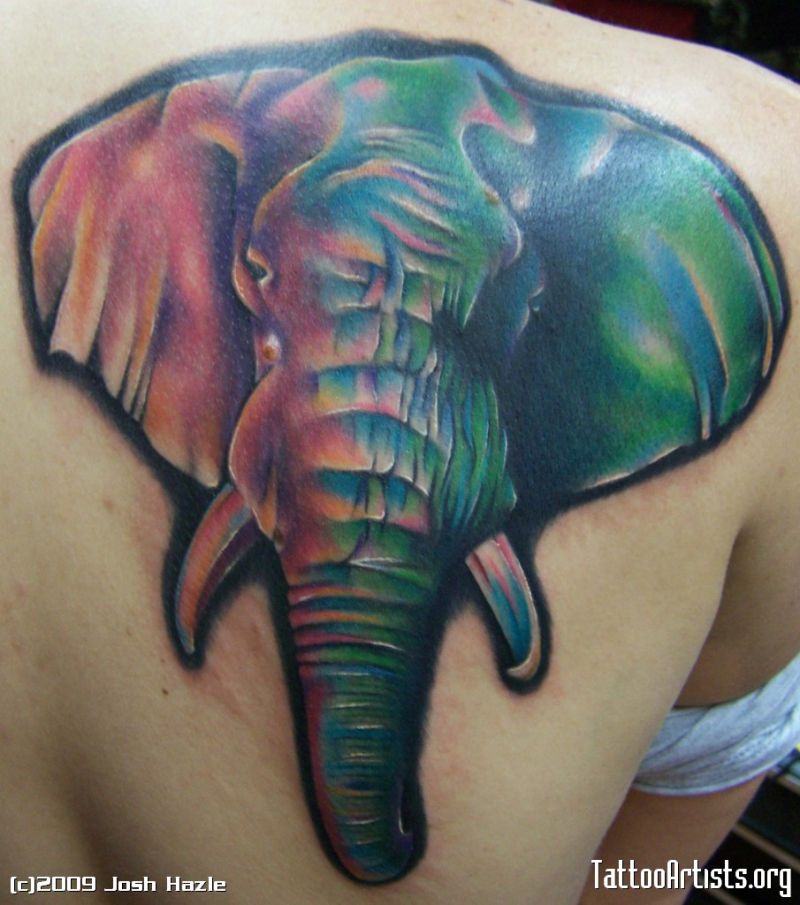 50 Original-Elefanten-Tattoo-Designs. # 7 ist Genie.