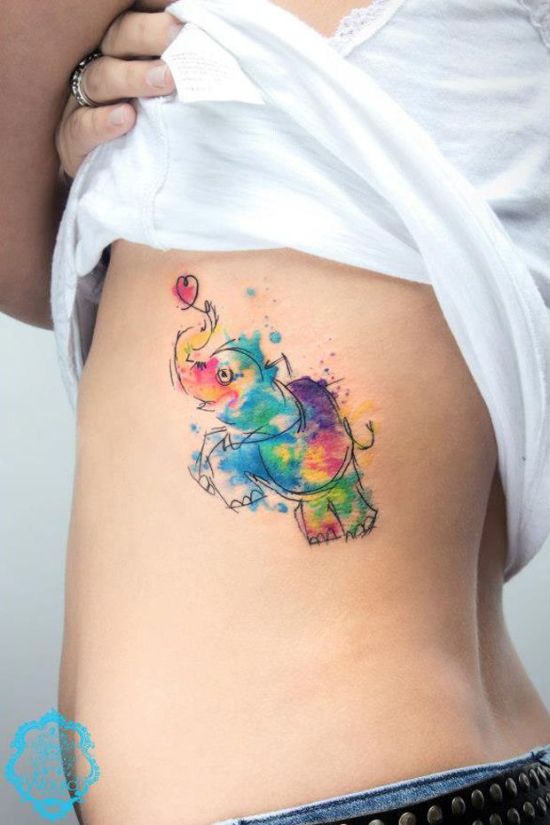 50 Original-Elefanten-Tattoo-Designs. # 7 ist Genie.