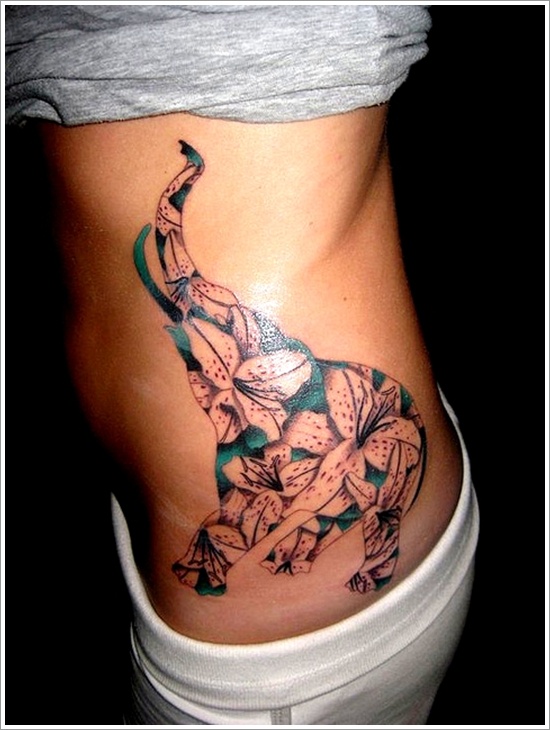 50 Original-Elefanten-Tattoo-Designs. # 7 ist Genie.